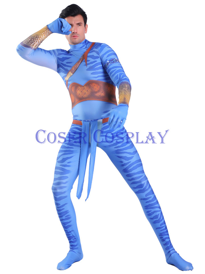 2020 Avatar Jake Sully Sexy Halloween Costumes For Men 0417